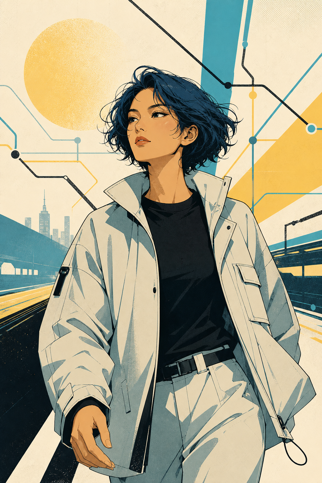 Daybreak Transit Overshirt 그래픽